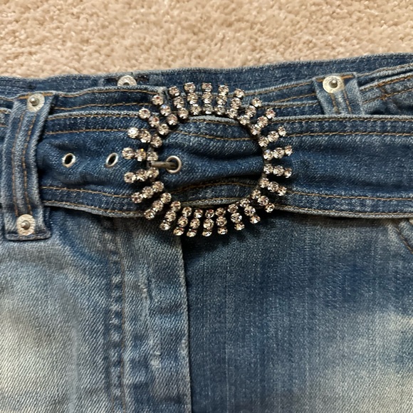 Dolce & Gabbana Denim Skirt with crystal detailing - Picture 3 of 5